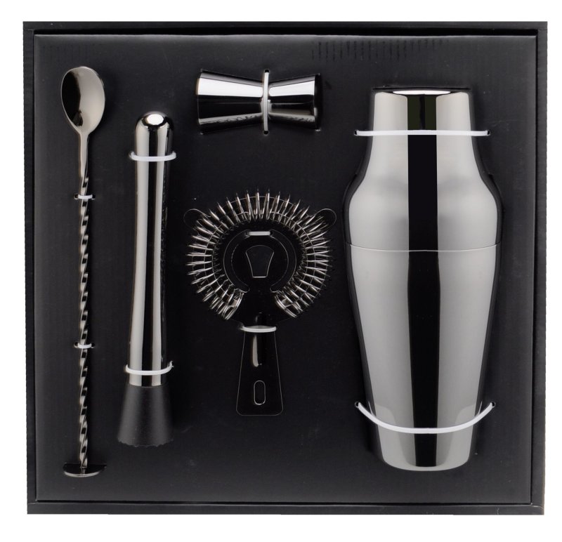 Cocktailshaker Set 5-tlg., anthrazit (6)