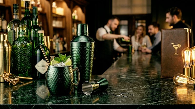 Rooftop grün Hammerschlag Cocktail-Doppelmaß (3)